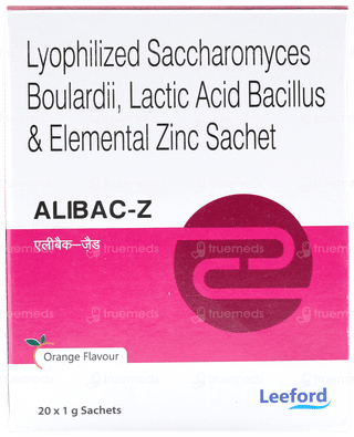 Alibac Z Orange Flavour Sachet 1Gm